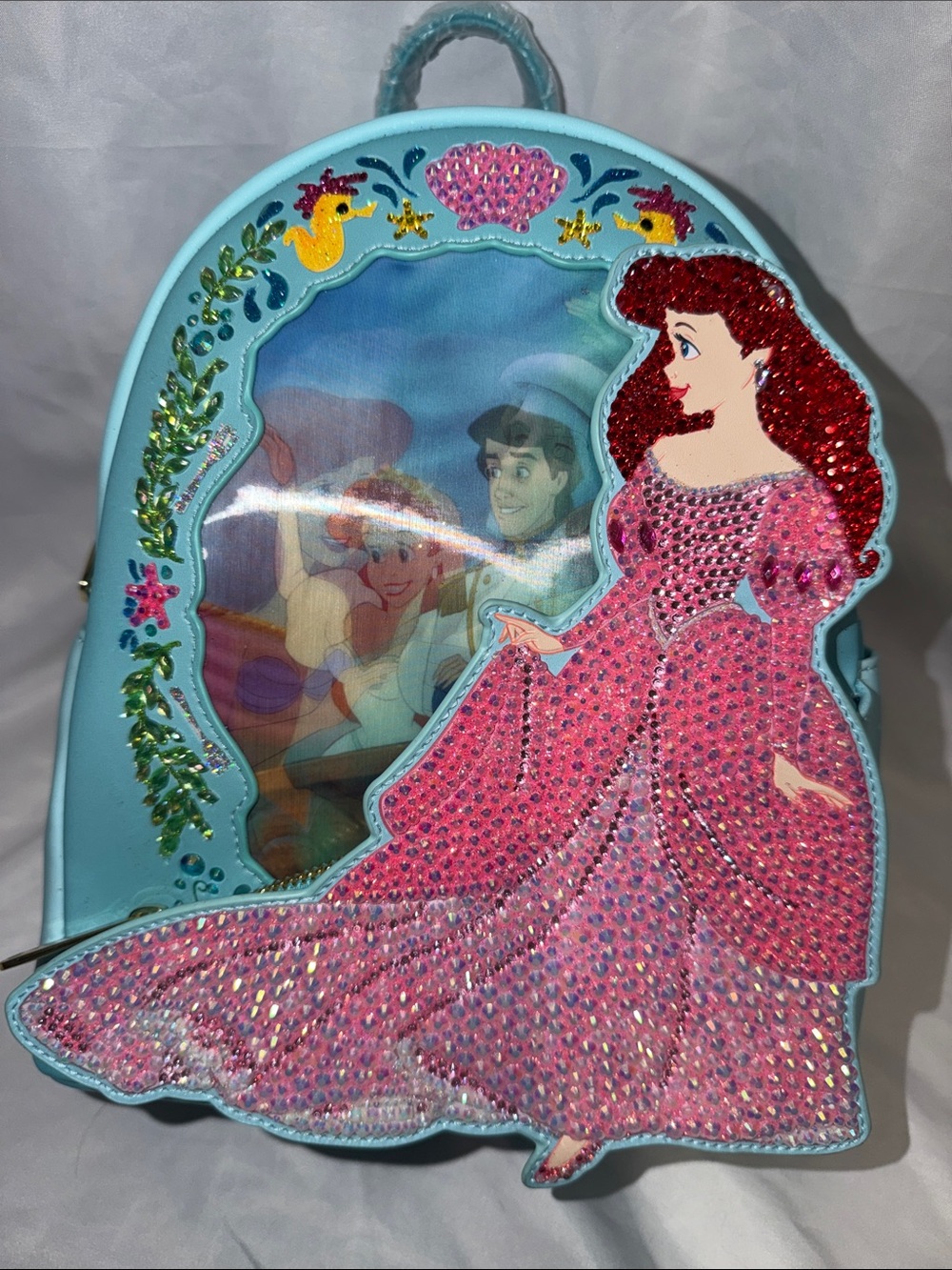 Loungefly Princess Collection Blinged Little Mermaid Backpack